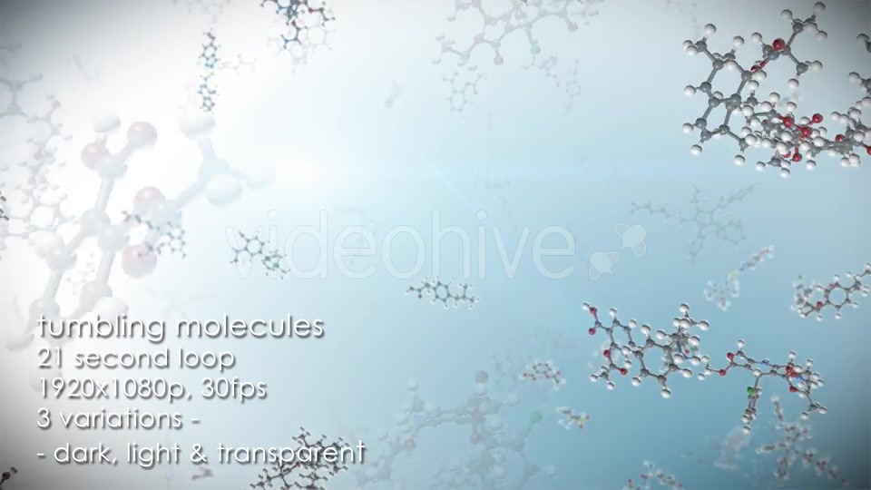 Looping Molecules Background Pack - Download Videohive 12669403