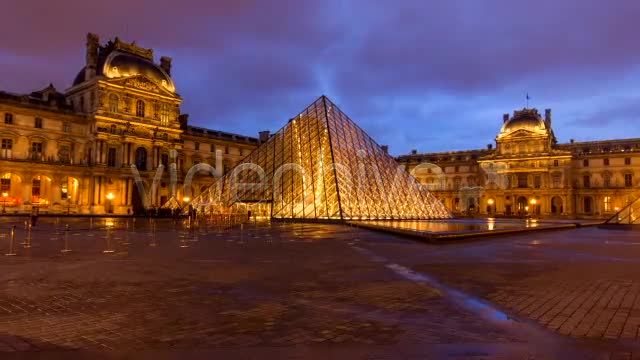 Louvre Museum  Videohive 7083823 Stock Footage Image 1
