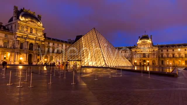Louvre Museum  Videohive 7083823 Stock Footage Image 2