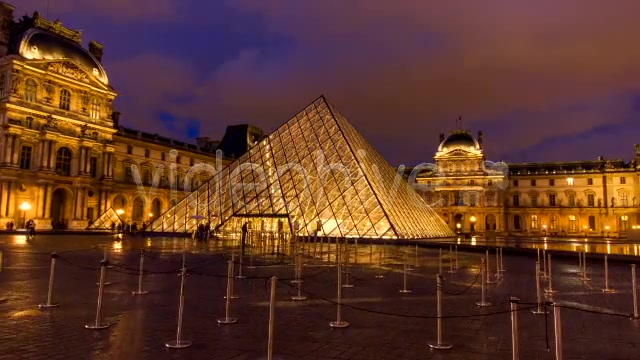 Louvre Museum  Videohive 7083823 Stock Footage Image 3