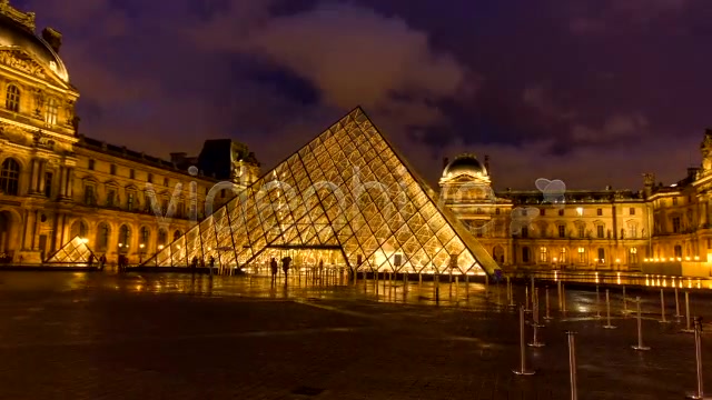 Louvre Museum  Videohive 7083823 Stock Footage Image 4
