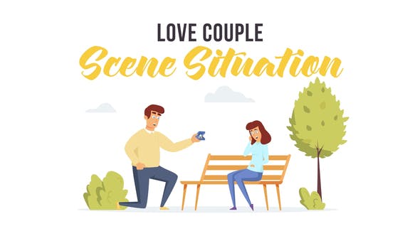 Love couple Scene Situation - 28479374 Videohive Download