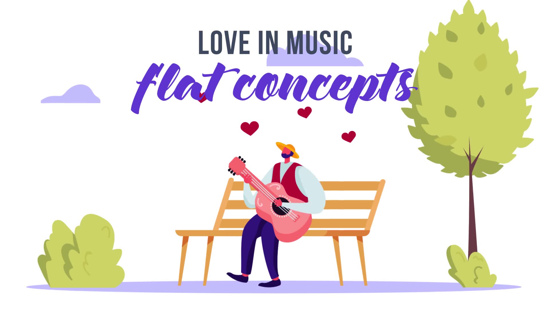 Love in music Flat Concept Videohive 33124753 After Effects Image 2