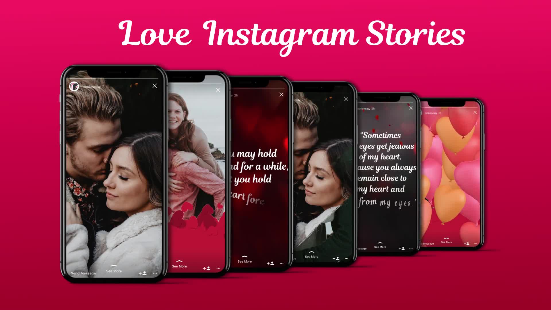 Love Instagram Stories for FCPX and Motion 5 Videohive 25687671 Apple Motion Image 1