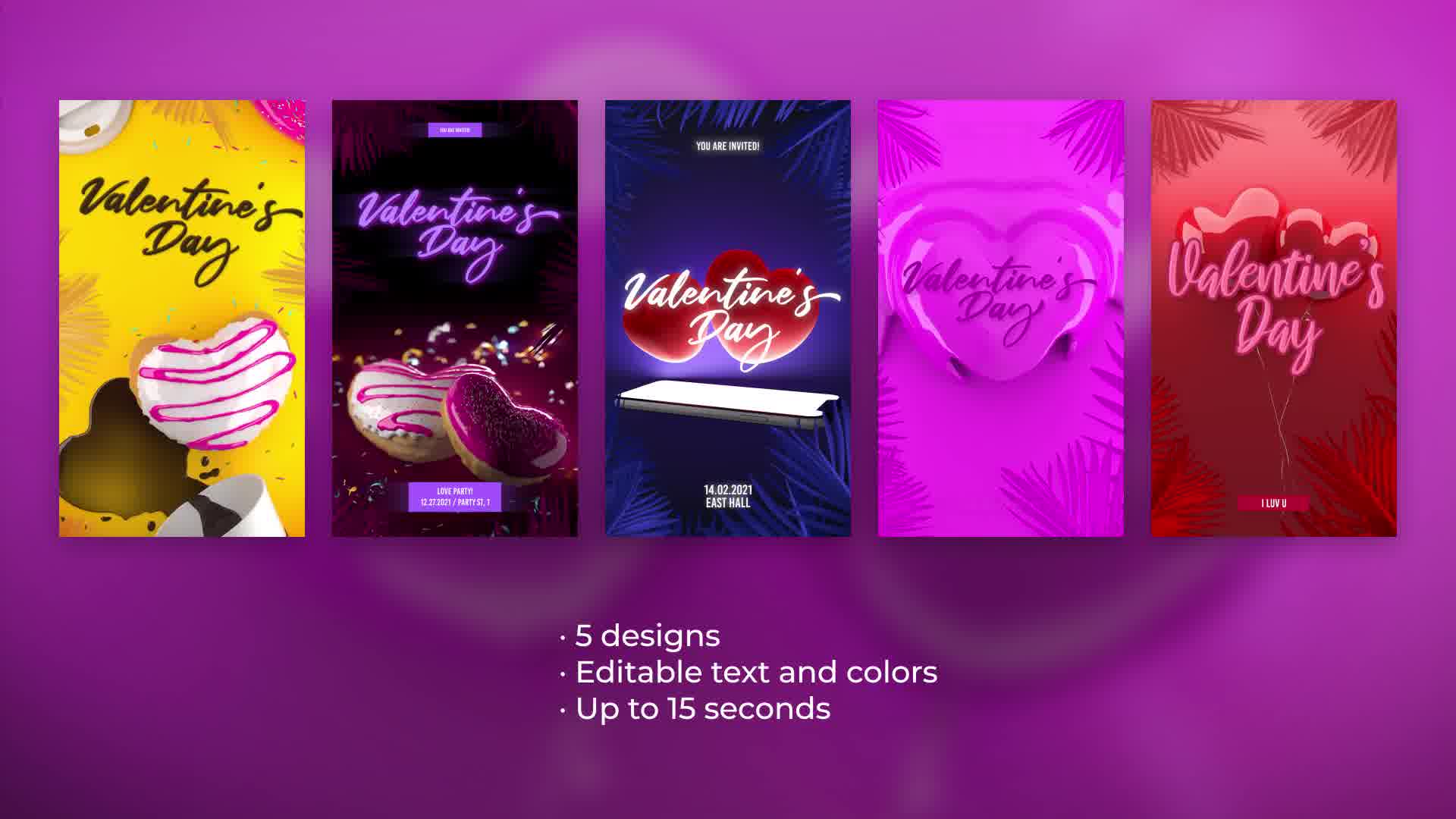 Love Instagram Stories for Final Cut Pro X Videohive 30144568 Apple Motion Image 11