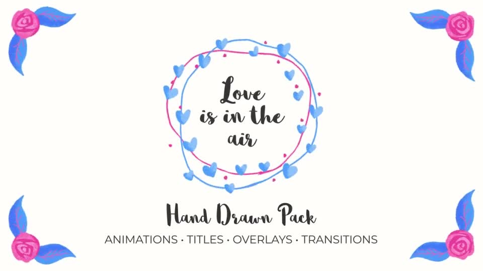 Love Is In The Air. Hand Drawn Pack Videohive 33565691 Premiere Pro Image 1