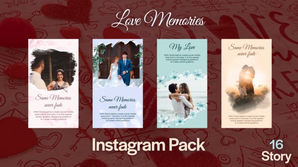 Love Memories Instagram Pack - 32238638 Videohive Download