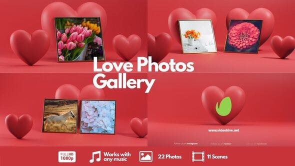 Love Photos Gallery - 30469443 Videohive Download