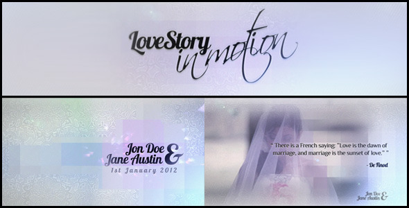 Love Story In Motion - Download Videohive 1258822