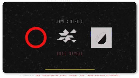 Love X Robots Logo Reveal - Download Videohive 33448469