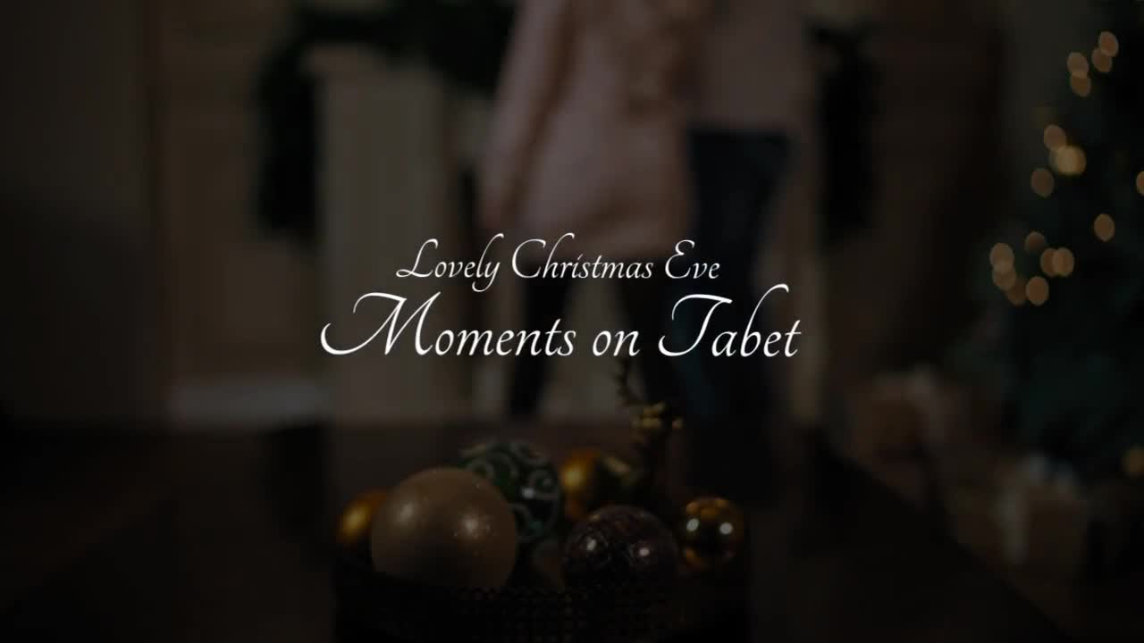 Lovely Christmas Eve Moments on Tablet PC - Download Videohive 20936057