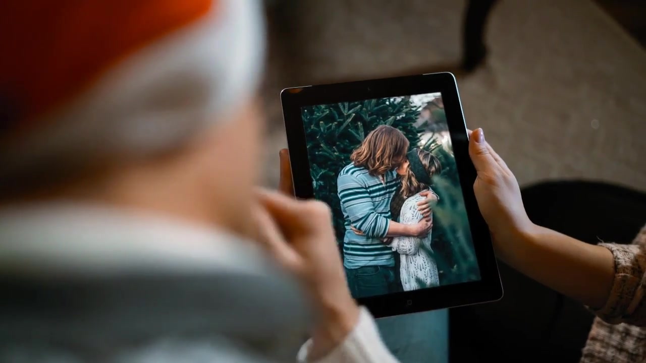 Lovely Christmas Eve Moments on Tablet PC - Download Videohive 20936057