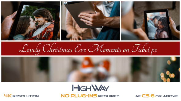 Lovely Christmas Eve Moments on Tablet PC - Download Videohive 20936057