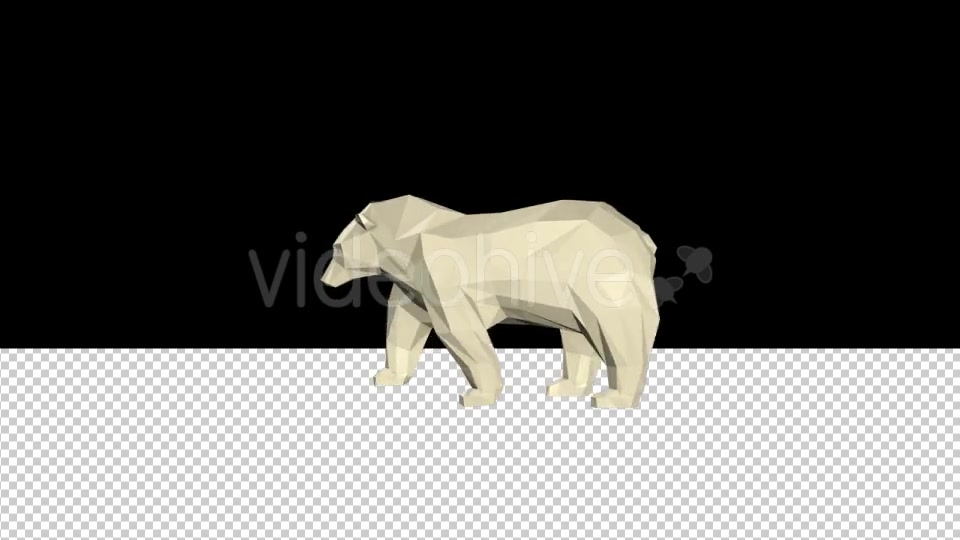 Low Poly 3D Bear - Download Videohive 21010580