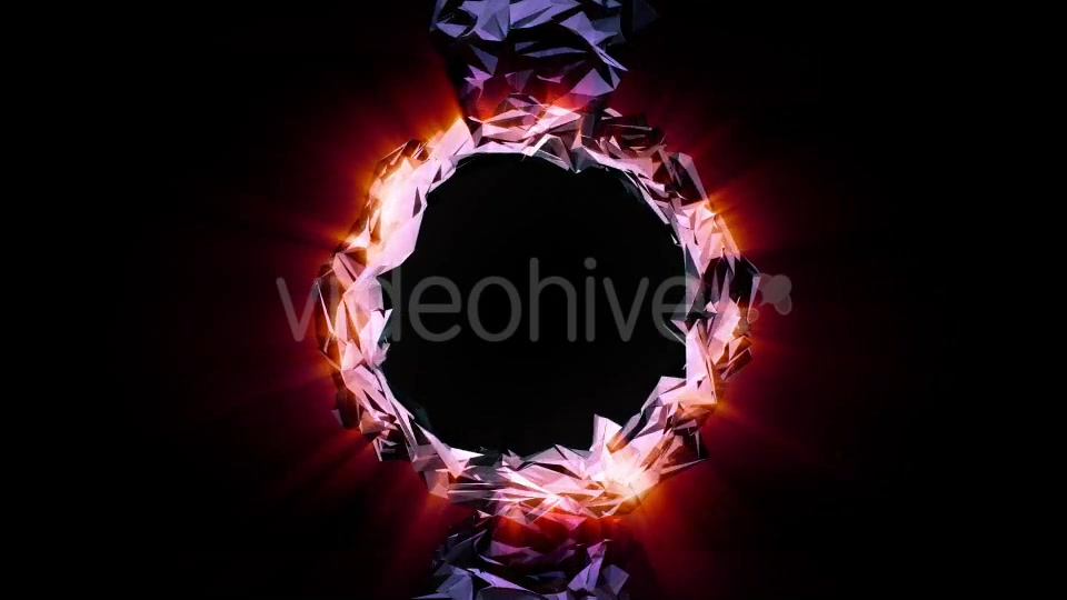 Low Poly Glossy Circle - Download Videohive 19970438