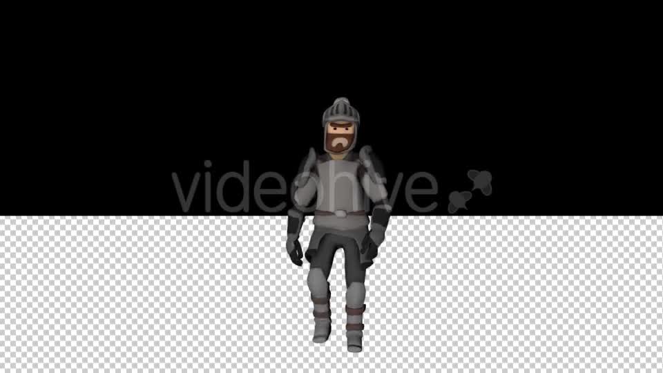 Low Poly Knight Walk and Victory Animations - Download Videohive 21100570