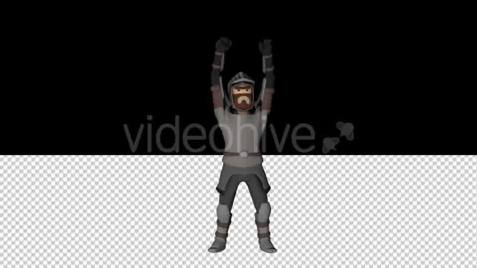 Low Poly Knight Walk and Victory Animations - Download Videohive 21100570