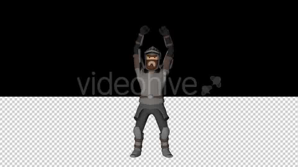 Low Poly Knight Walk and Victory Animations - Download Videohive 21100570