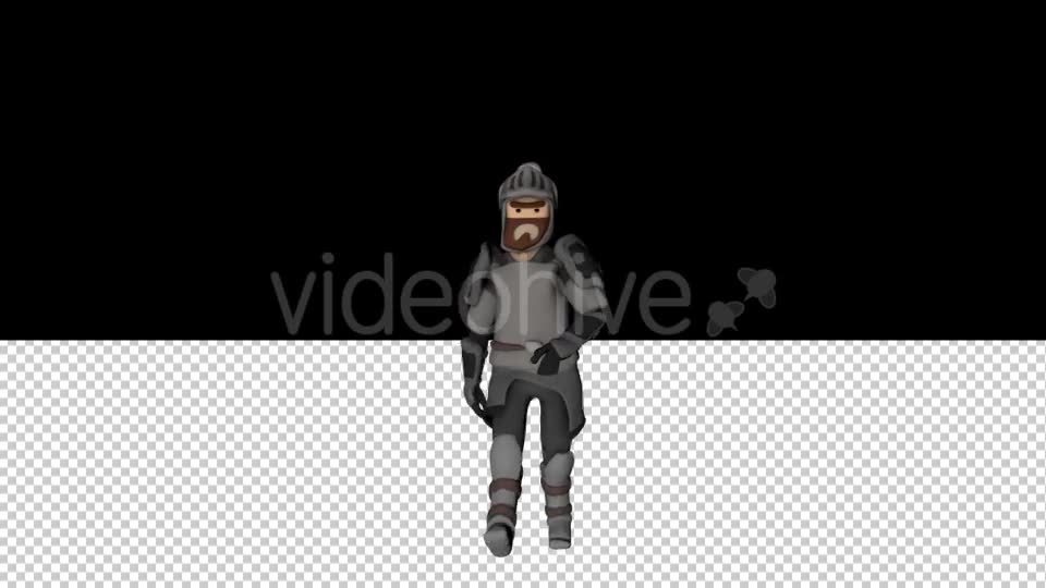 Low Poly Knight Walk and Victory Animations - Download Videohive 21100570