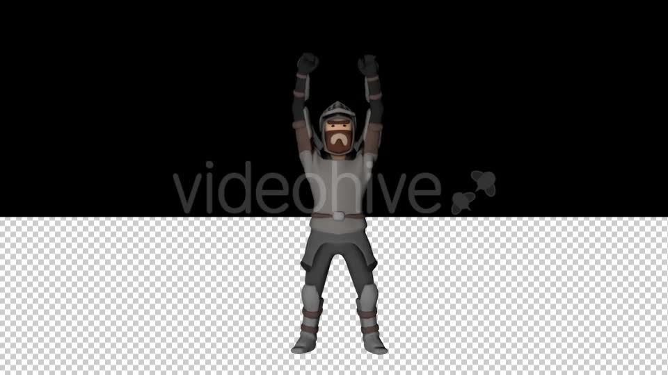 Low Poly Knight Walk and Victory Animations - Download Videohive 21100570