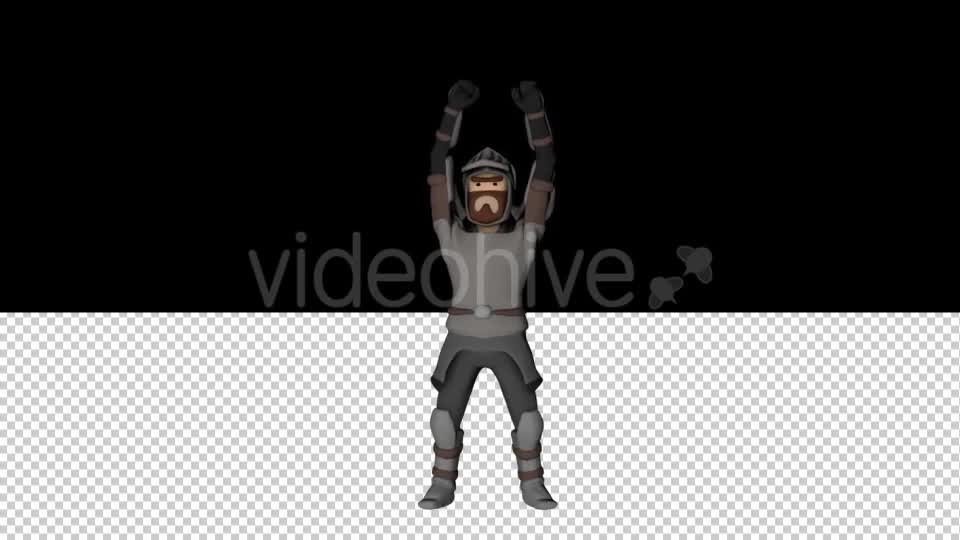 Low Poly Knight Walk and Victory Animations - Download Videohive 21100570