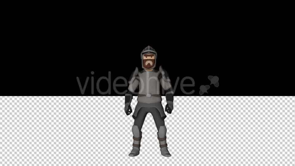 Low Poly Knight Walk and Victory Animations - Download Videohive 21100570