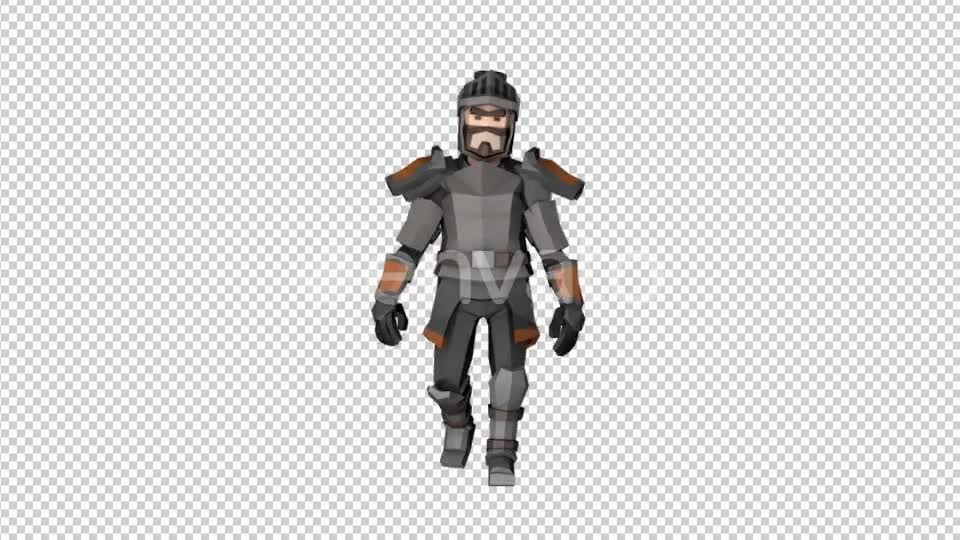 Low Poly Knight Walk - Download Videohive 21486526