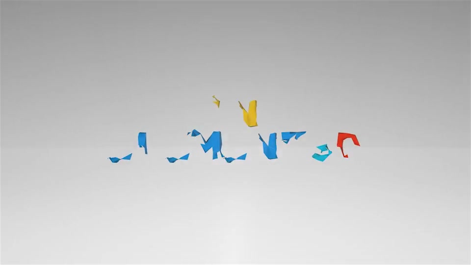 Low Poly Text Letters E3D Videohive 15559235 After Effects Image 5