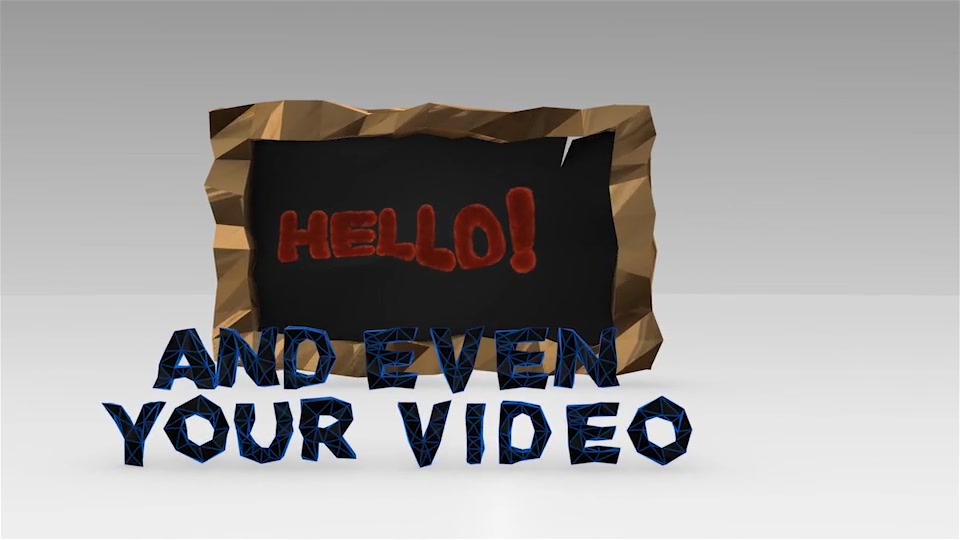 Low Poly Text Letters E3D Videohive 15559235 After Effects Image 9