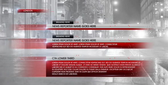 Lower Third News 5 - Download Videohive 3727232