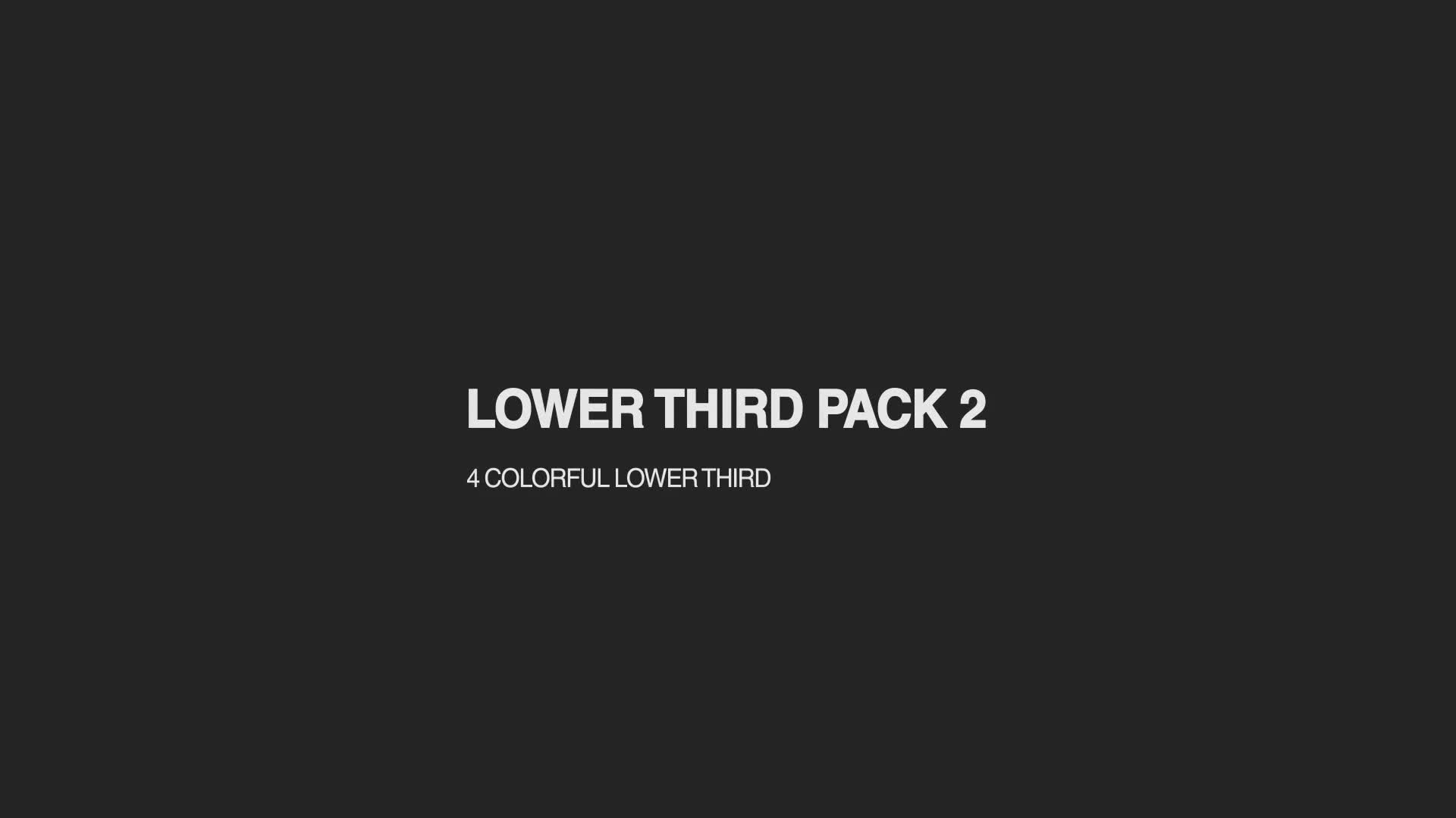 Lower Third Pack 2 Videohive 10064381 After Effects Image 1