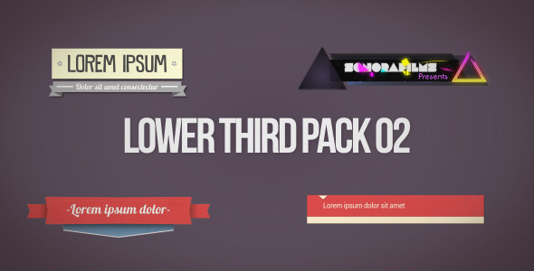 Lower Third Pack 2 - Download Videohive 7352964