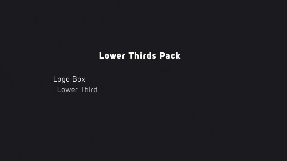 Lower Third Pack Videohive 9707187 After Effects Image 1