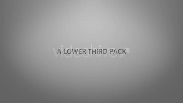 Lower Third Pack - Download Videohive 240681