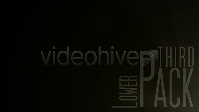 Lower Third Pack Vol.1 - Download Videohive 105433
