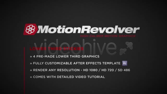 Lower Third Stickers - Download Videohive 153157