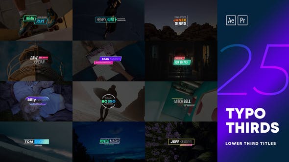 Lower Third Titles Pack - Download Videohive 28143676