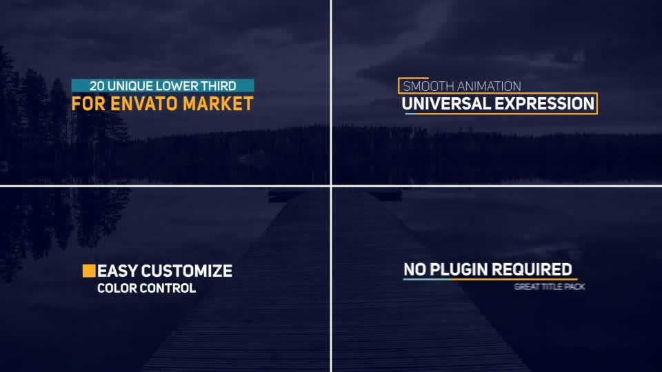 Lower Third Typography Videohive 20027463 Download Quick After Effects