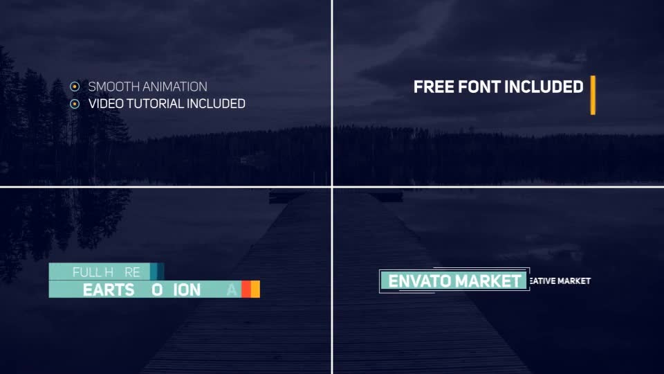 typography lower third after effect free download