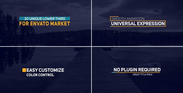Lower Third Typography - Videohive 20027463 Download