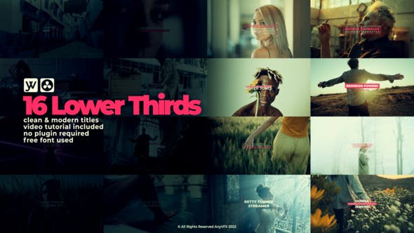 Lower Thirds - 39472563 Videohive Download