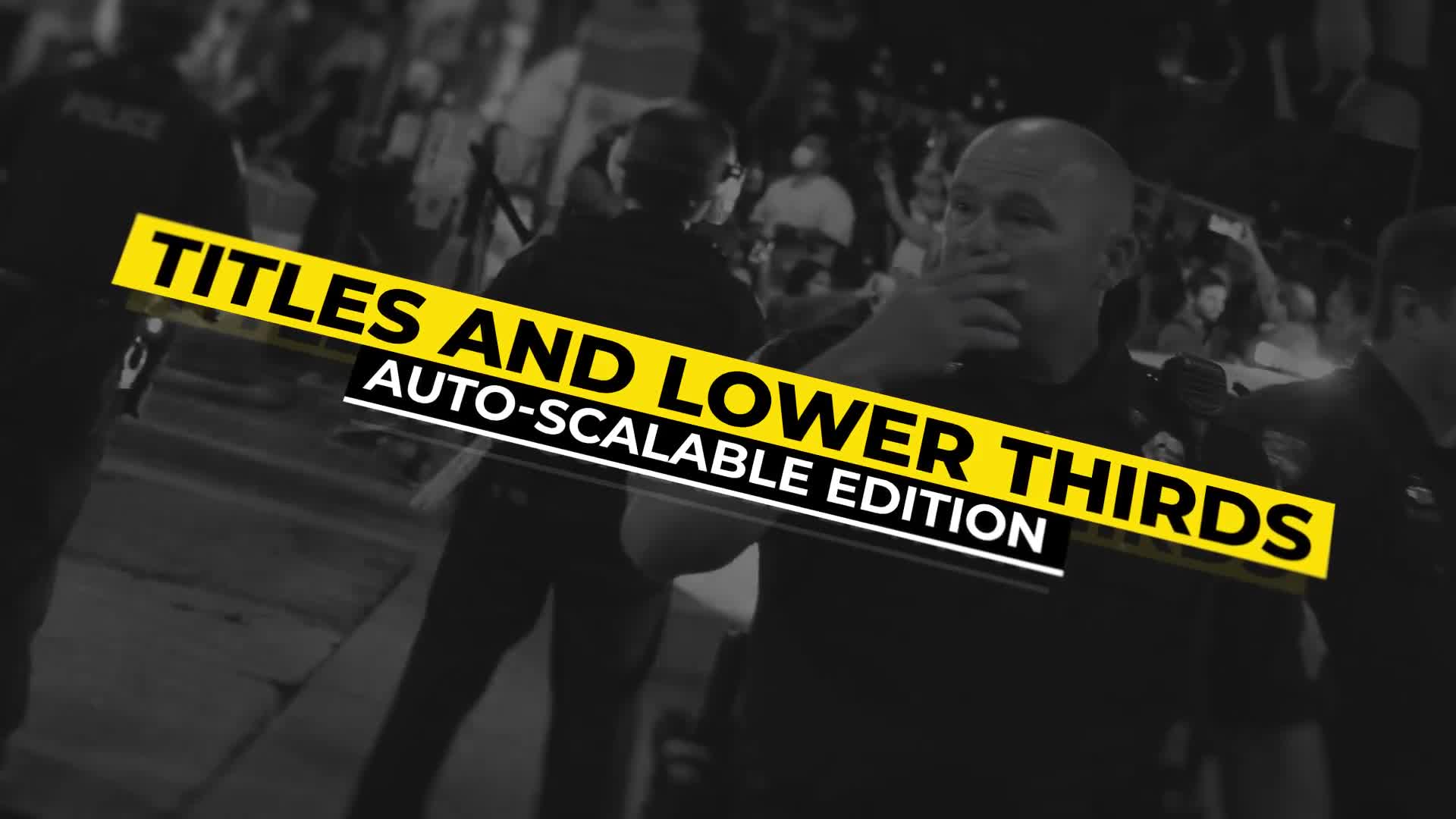 Lower Thirds Auto Scale | AE Videohive 34759173 After Effects Image 1