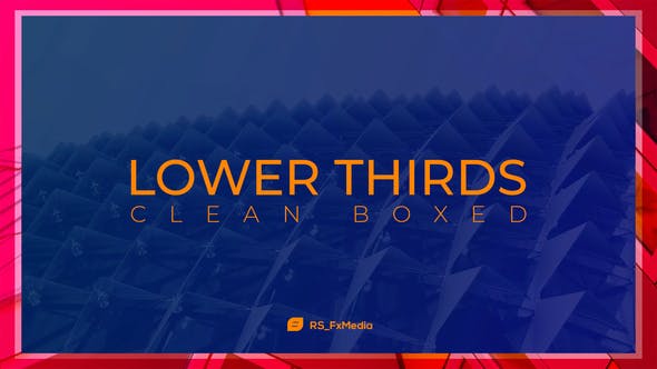 Lower Thirds | Clean Boxed - Download 31846919 Videohive