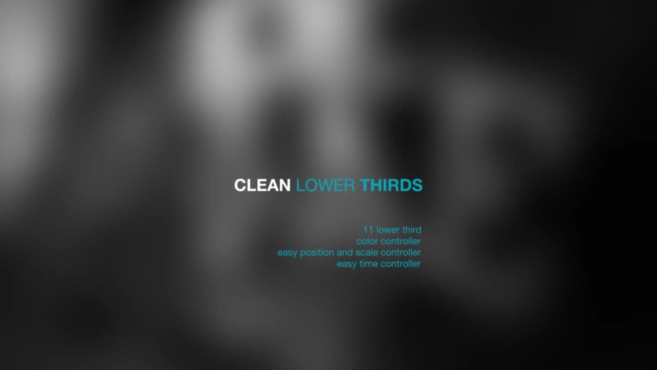 Lower Thirds / Clean - Download Videohive 12960869