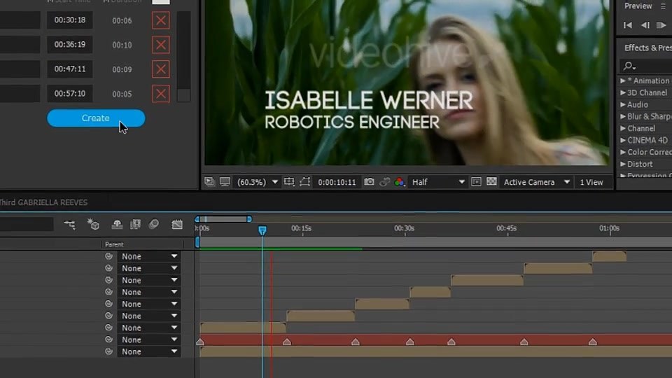 Lower Thirds Composer | After Effects Script - Download Videohive 14543539