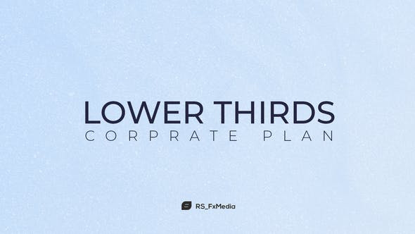 Lower Thirds | Corporate Plan - Download 31801141 Videohive