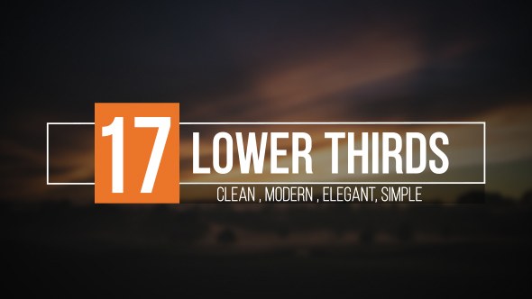 Lower Thirds - Download Videohive 19154983