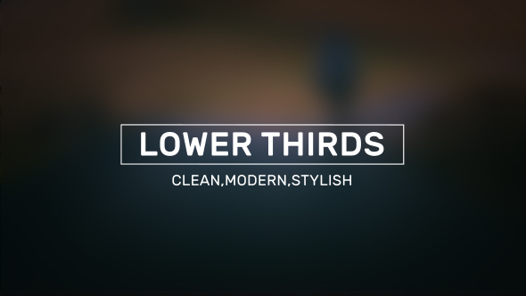 Lower Thirds - Download Videohive 19305265