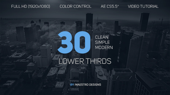 Lower Thirds - Download Videohive 19498976
