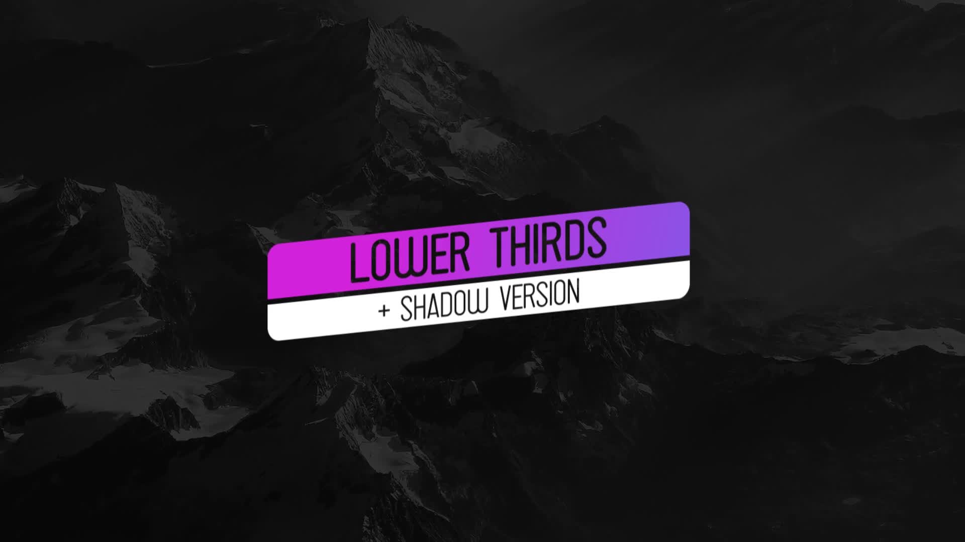 Lower Thirds Gradient Style \ After Effects Videohive 24898262 After Effects Image 1